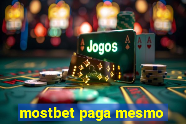 mostbet paga mesmo